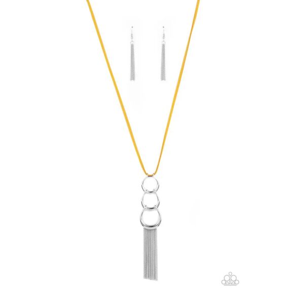 Industrial Conquest Yellow Necklace (74) - Picture 2 of 3